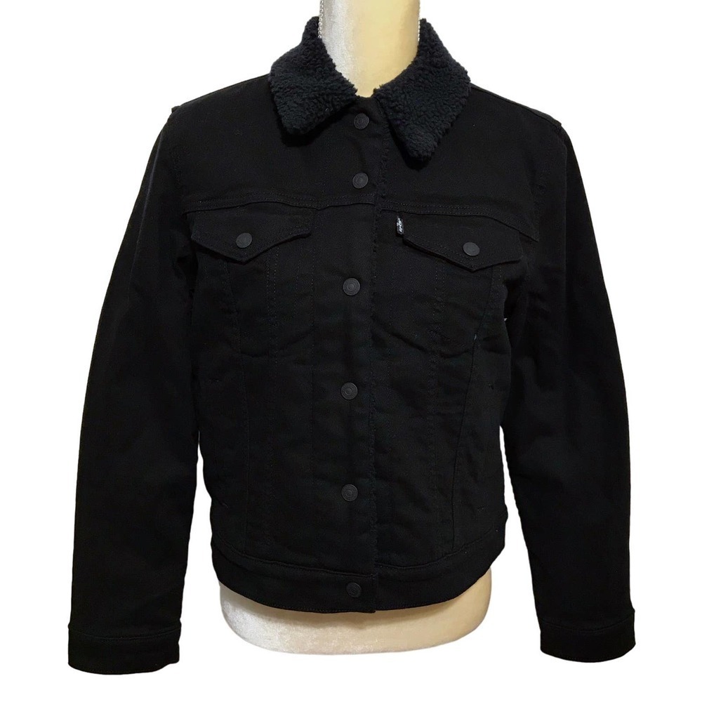 Levi's NWT Sherpa Lined Original Trucker Jacket Women XS *Pls See Description*
